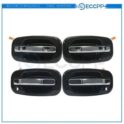 Manija de carcasa exterior derecha izquierda ECCPP 4x para Cadillac Escalade 2002-2006 Foto 1 de 4