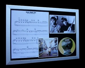 OASIS Some Might Say LTD Nod CD QUALITY FRAMED DISPLAY+EXPRESS GLOBAL SHIPPING - Picture 1 of 1