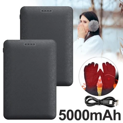 MARKENLOS 5000mAh Tragbares Ladegerät Power Bank Akku für Heizweste, Wärmejacke Handschuh