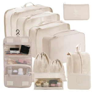 Packing Cubes Storage Luggage Organizers Bags 11 set for Travel Clothing Clas... - Picture 1 of 6