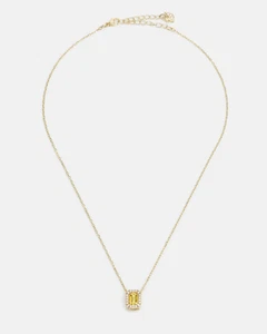 Swarovski Millenia Halskette Edelstahl Gold - Picture 1 of 2