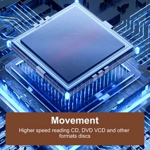 External DVD Drive USB3.0 Type C Universal CD DVD RW Burner For For FY - Afbeelding 1 van 24