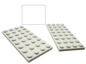 LEGO® 2x Platte 4x8 weiß 3035 White 303501 beidseitig bebaubar Einzelteile Plate - Bild 1 von 8