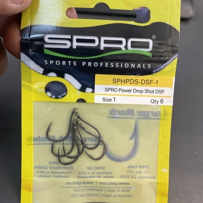 Spro Power Drop Shot DSF size 1 - 6 count - Image 1 of 4