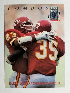1992 Power Combos #2 Barry Word/Christian Okoye - Picture 1 of 2
