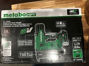 Metabo HPT NT1850DGM 18V MultiVolt 18 ga. Kit clavadora Brad compacta (2 Ah) - Imagen 1 de 12
