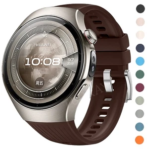 Correa de silicona Quickfit para Huawei Watch 5 42 mm 46 mm pulsera pulsera pulsera - Imagen 1 de 56