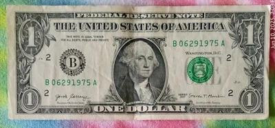 June 29, 1975 (B06291975A) Birthday Note $1 One Dollar Bill ` - Image 1 of 2