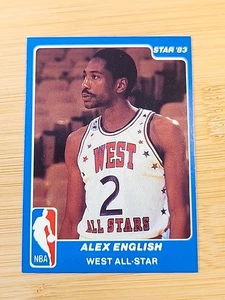 Alex English 1983 Star Company All Star Game Nuggets Card #15   - Imagen 1 de 3
