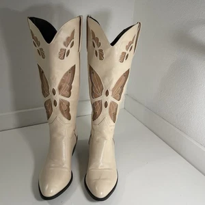 Butterfly Cowboy Kniehohe Westernstiefel in Top Zustand Gr. 37 EU 6 US - Bild 1 von 9