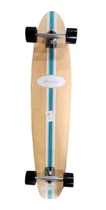Sun & Fun Unisex Stripe Skateboard, Adult, Wood, 42 Skateboard - Picture 1 of 1