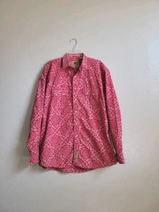Larry Mahan Cowboy Collection Shirt Mens Large Paisley Western Pearl Snap Sz XL  - Picture 1 of 17