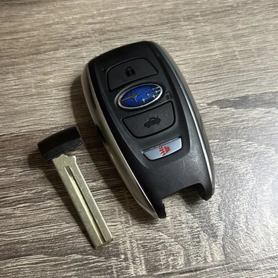 OEM Unlocked Subaru WRX Imprezza Legacy Remote Smart Key Fob HYQ14AHC LIKE NEW! - Image 1 of 4