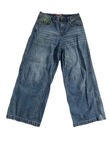 Empyre Engine Extent Wide Leg Blue Wash Jeans Y2K Women’s Size 6 - Picture 1 of 7