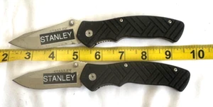 Lot of Two (2) Stanley Folding Pocket Knife Knives - Picture 1 of 4