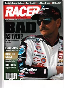 Revista Racer edición junio 2000. Dale Earnhardt en la cubierta - Imagen 1 de 1