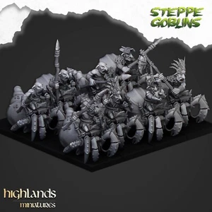 Highland Miniatures 10 Mounted Coast Goblins - Picture 1 of 6