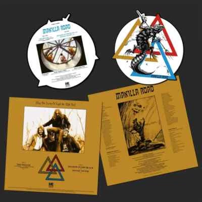MANILLA ROAD The Deluge Divine Victim picture disc Heavy metal exciter doom - Image 1 of 2