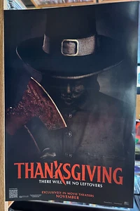 Thanksgiving - Eli Roth Horror Movie 2023 Official Promo Poster Litho 11"x17" - Picture 1 of 1