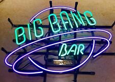 Big Bang Bar Purple Neon Sign Lamp 24x20 Beer Bar Wall Decor Art