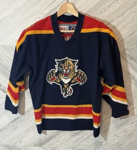Vintage CCM Florida Panthers Hockey Jersey - Youth L/XL Navy - Picture 1 of 6