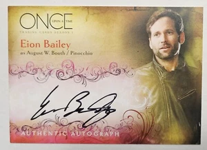 Once Upon A Time Cryptozoic A5 Eion Bailey Pinocchio Autograph Trading Card Auto - Picture 1 of 3