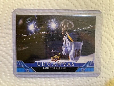 2023-24 Upper Deck Series 2 Robert Thomas UD Canvas St. Louis Blues #C190 - Image 1 of 2