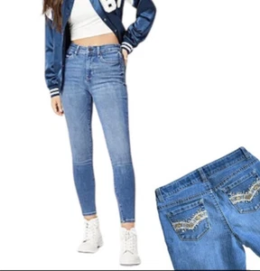 Arizona Jeans skinny girls size 16 youth regular denim pants blue pocket* - Picture 1 of 7