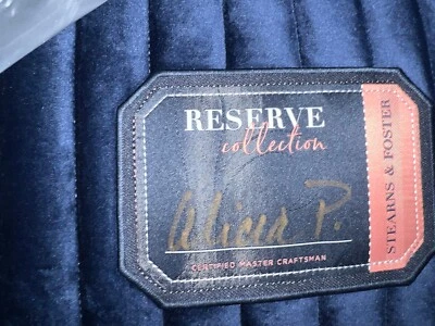 STEARNS & FOSTER RESERVE KING MEDIUM 16" MATTRESS CLEARANCE + BONUS & FAST SHIP - Image 1 of 4