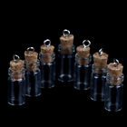 10 sztuk Mini szklane butelki Małe fiolki Korkowe szklane słoiki Wielokrotne zastosowanie Korek Życzenie G FN4