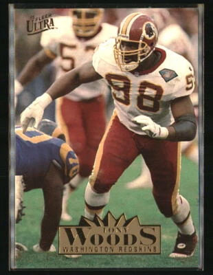 Tony Woods 1995 Ultra #345 FOOTBALL Card - Image 1 of 2