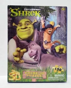 Dreamworks Shrek 3D-Puzzle 150 Teile - Shrek, Esel, Kater und Stiefel - Bild 1 von 3