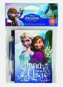 Disney Frozen Elsa Anna Scratch & Sniff Notepad and Glitter Gel Penn Scentco - Picture 1 of 1