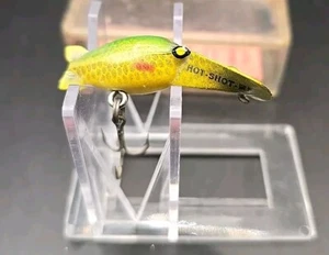 Vintage Eddie Pope Hot Shot M5 Fishing Lure Box & Insert PRE-Luhr Jensen - Picture 1 of 13