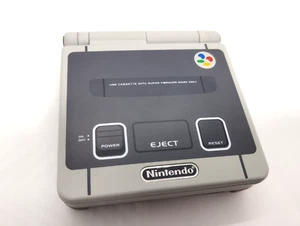 Gameboy Advance SP AGS-001 Super Famicom Reshell *Glass Screen & New Battery* - Picture 1 of 6