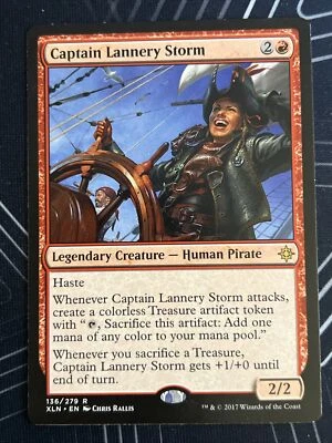 1x Captain Lannery Storm (136) Ixalan LP MTG Magic the Gathering x1 MKE - Image 1 of 2