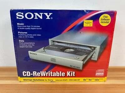 Sony CRX140E-RP CD-RW Kit Recorder Drive Rewritable CD-ROM CRX140E Storage ATAPI - Image 1 of 4