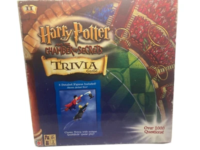 Harry Potter La Cámara Secreta Juego Trivia Con Figuras 2002 Foto 1 de 4