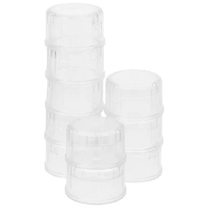 10pcs Splash-proof Cup Covers Cocktail Shaker Covers Plastic Press Juice Lids - Picture 1 of 12