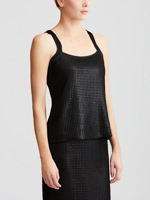 Etcetera Bowery Blouse sparkly exclusive floral sequins silk Top Sz 12 NWT$298 - Image 1 of 4