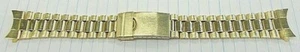 Neues Bulova Accutron LINK goldfarbenes Band mit 18 gebogenen Enden - Bild 1 von 3