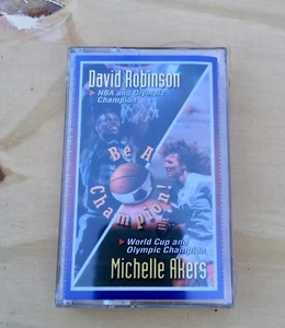 Vtg. David Robinson & Michelle Akers - Be A Champion Cassette Tape - New/ Sealed - Picture 1 of 5