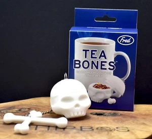 TEA BONES Skull Tea Infuser by Fred White - Picture 1 of 5