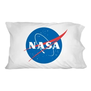 Funda de almohada de cama novedad con logotipo oficial de albóndigas de la NASA - Imagen 1 de 3