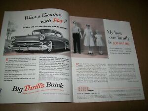 Juin juillet 1957 Buick Magazine - Century ad - 16 pp concessionnaire automobile mag