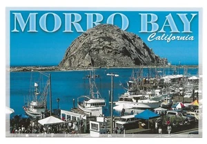 Postkarte Morro Bay Hafenfest Kalifornien - Bild 1 von 2