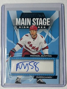2023-24 Upper Deck Credentials Main Stage Signatures Michael Bunting - Picture 1 of 2