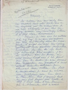Georges LOUSTAUNAU-LACAU. Lettre autographe signée à Jean GALTIER-BOISSIÈRE 1948 - Picture 1 of 2