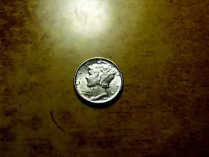 Hochwertiger Stempelglanz 1944-S Merkur Silber Groschen D10 - Bild 1 von 2