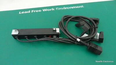 HP 483915-001 7-outlet Fixed-cord Extension Bar w/ Single-unit Mounting Brackets - Image 1 of 4